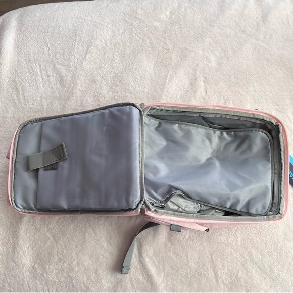 BAGSMART Camera Bag Backpack Case 13 Inch Laptop Pink Waterproof Rain Cover - Picture 5 of 10